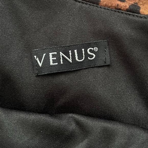 Venus Form Fitted 1 Sleeve Graphic Print Dress Sz S - Picture 3 of 4